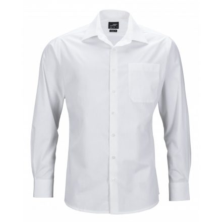 James&Nicholson J&N Business hosszú ujjú férfi ing JN642 white 3XL