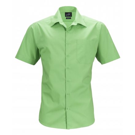 James&Nicholson J&N Men's Business Shirt Shortsleeve JN644 lime-green 3XL