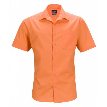 James&Nicholson J&N Men's Business Shirt Shortsleeve JN644 orange 3XL