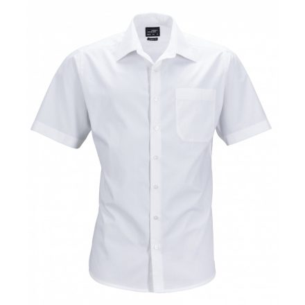 James&Nicholson J&N Men's Business Shirt Shortsleeve JN644 white L