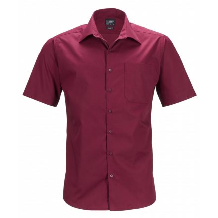 James&Nicholson J&N Men's Business Shirt Shortsleeve JN644 wine L