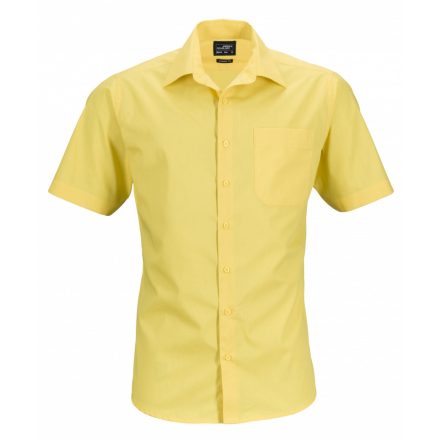 James&Nicholson J&N Men's Business Shirt Shortsleeve JN644 yellow 3XL