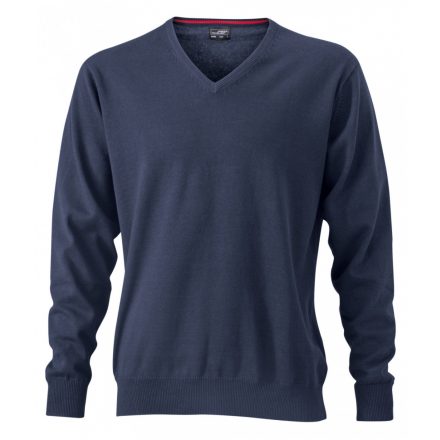 James&Nicholson J&N Men's V-Neck Pullover JN659 navy 3XL