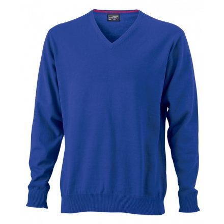 James&Nicholson J&N Men's V-Neck Pullover JN659 royal 3XL