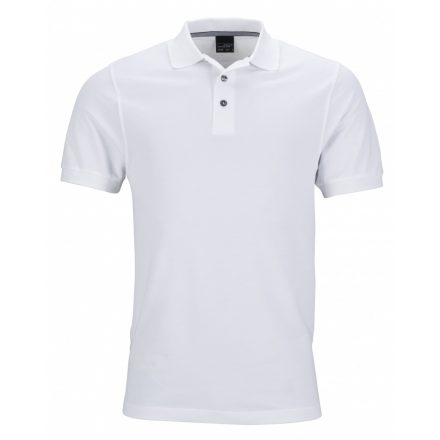 James&Nicholson Pima galléros piké póló JN708 white 3XL