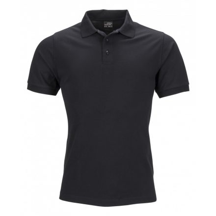 James&Nicholson J&N Elastic Polo galléros piké póló JN710 black 3XL