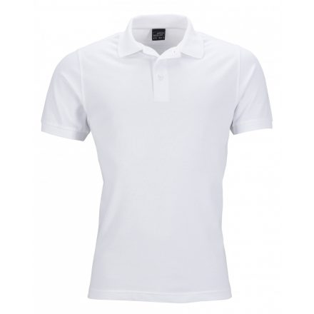 James&Nicholson J&N Elastic Polo galléros piké póló JN710 white 3XL