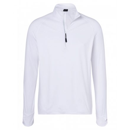 James&Nicholson Men's Sports Halfzip póló JN788 white 3XL