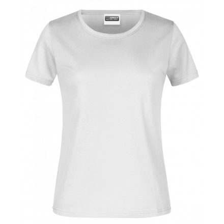 James&Nicholson Promo-T Lady 180 kereknyakú női póló JN789 white 3XL