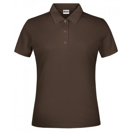 James&Nicholson Basic női galléros póló JN791 brown 3XL