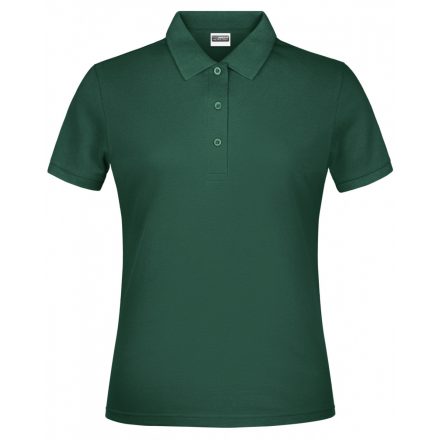 James&Nicholson Basic női galléros póló JN791 dark-green 3XL