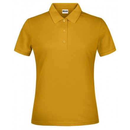 James&Nicholson Basic női galléros póló JN791 gold-yellow 3XL