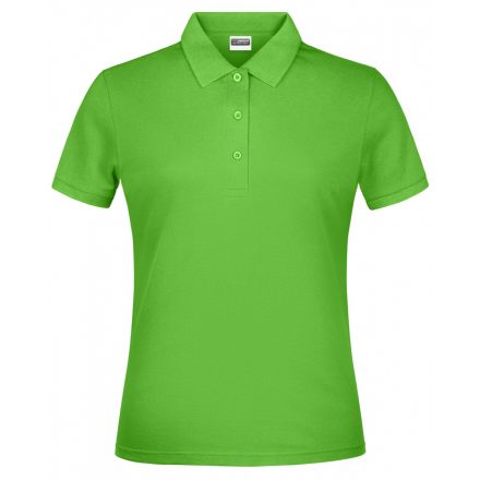 James&Nicholson Basic női galléros póló JN791 lime-green 3XL