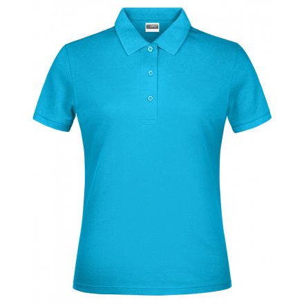 James&Nicholson Basic női galléros póló JN791 turquoise 3XL