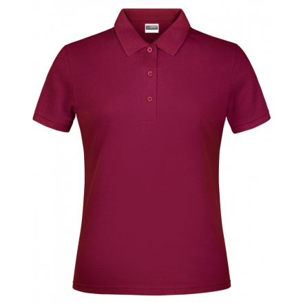 James&Nicholson Basic női galléros póló JN791 wine 3XL