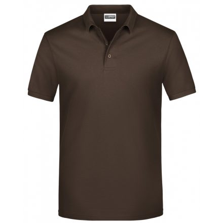 James&Nicholson Basic galléros póló JN792 brown 3XL