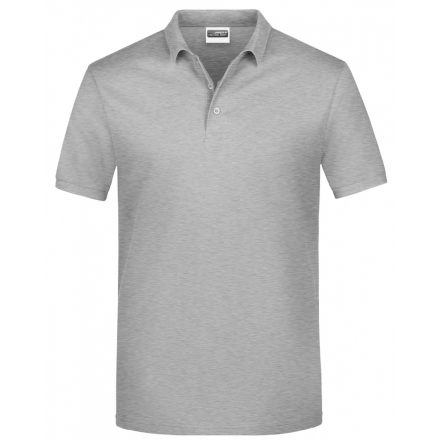 James&Nicholson Basic galléros póló JN792 grey-heather 3XL