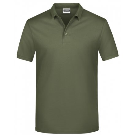 James&Nicholson Basic galléros póló JN792 olive 3XL