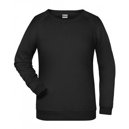 James&Nicholson Promo Sweat női pulóver JN793 black 3XL