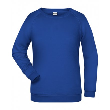 James&Nicholson Promo Sweat női pulóver JN793 dark-royal 3XL