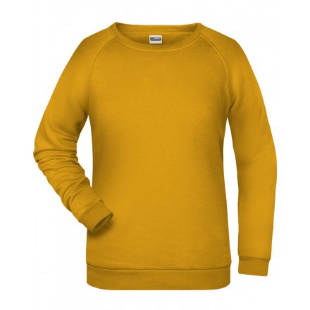 James&Nicholson Promo Sweat női pulóver JN793 gold-yellow 3XL