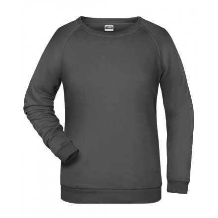 James&Nicholson Promo Sweat női pulóver JN793 graphite 3XL