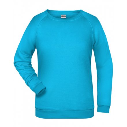 James&Nicholson Promo Sweat női pulóver JN793 turquoise 3XL