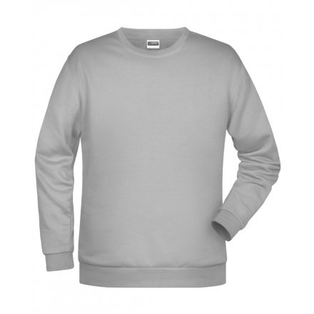 James&Nicholson Promo Sweat pulóver JN794 ash   hamuszürke XXL