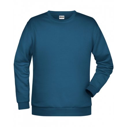 James&Nicholson Promo Sweat pulóver JN794 petrol 3XL