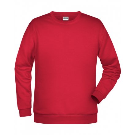 James&Nicholson Promo Sweat pulóver JN794 red 3XL