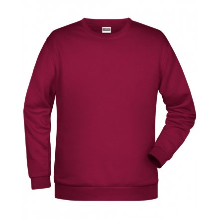 James&Nicholson Promo Sweat pulóver JN794 wine 3XL