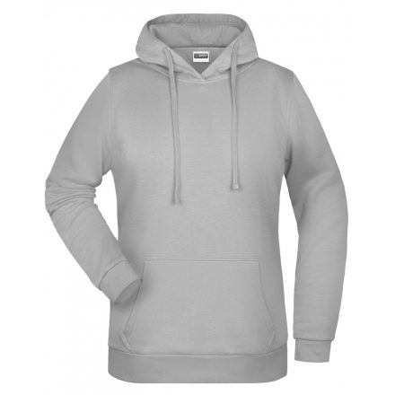 James&Nicholson Promo Hoody női pulóver JN795 ash   hamuszürke XS