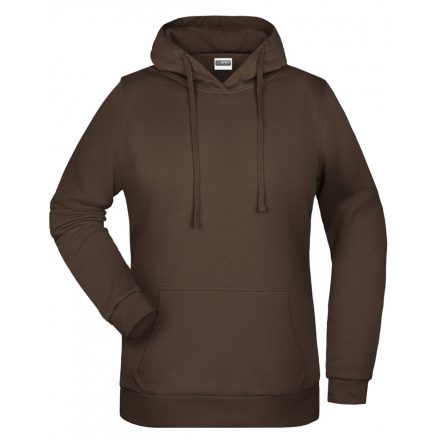 James&Nicholson Promo Hoody női pulóver JN795 brown 3XL