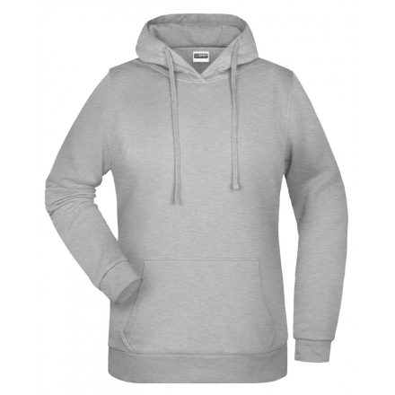 James&Nicholson Promo Hoody női pulóver JN795 grey-heather 3XL