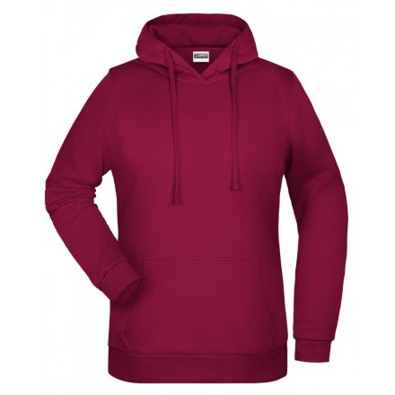 James&Nicholson Promo Hoody női pulóver JN795 wine 3XL