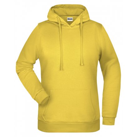 James&Nicholson Promo Hoody női pulóver JN795 yellow 3XL