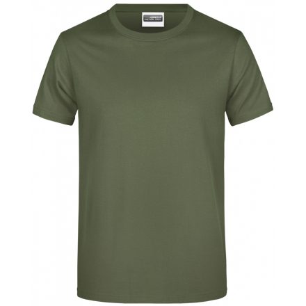 James&Nicholson Promo-T Man 150 kereknyakú póló JN797 olive 3XL