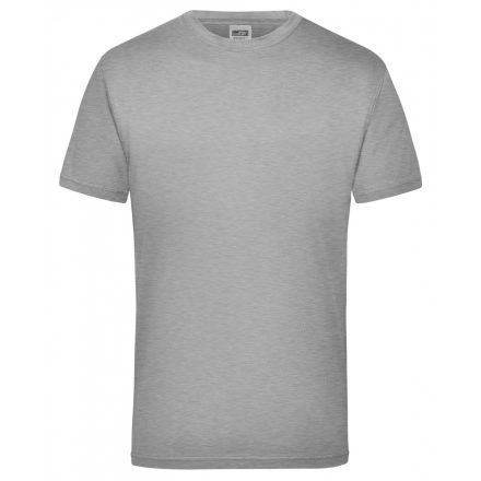 James&Nicholson J&N Workwear-T kereknyakú póló JN800 grey-heather 3XL