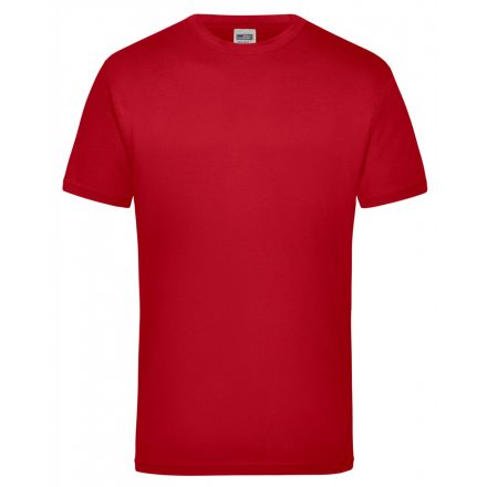 James&Nicholson J&N Workwear-T kereknyakú póló JN800 red 3XL