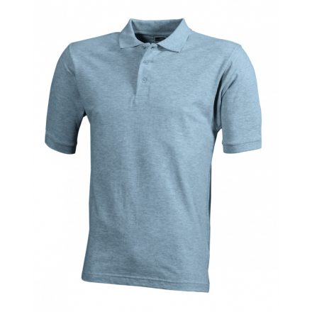 James&Nicholson Workwear galléros póló JN801 grey-heather 3XL