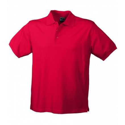 James&Nicholson Workwear galléros póló JN801 red 3XL