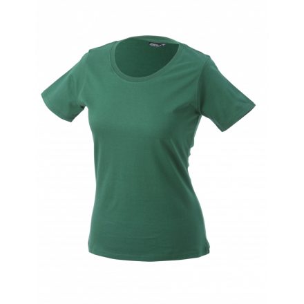 James&Nicholson J&N Workwear-T női kereknyakú póló JN802 dark-green L