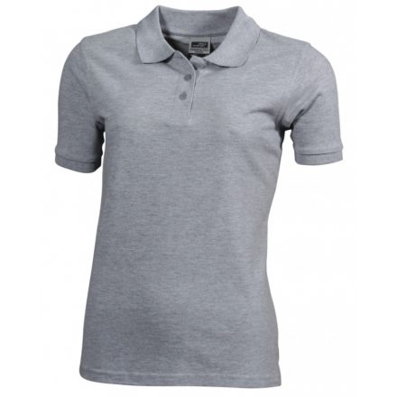 James&Nicholson J&N Workwear női galléros póló JN803 grey-heather L