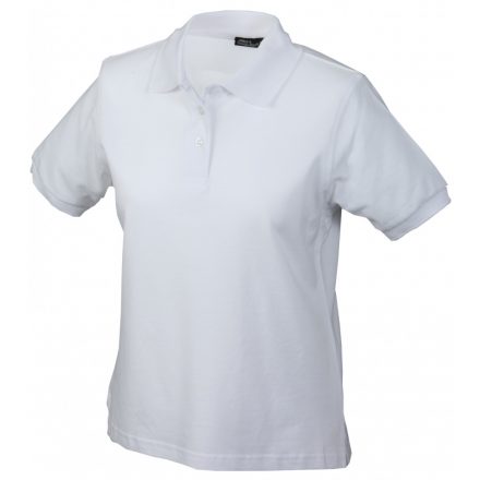 James&Nicholson J&N Workwear női galléros póló JN803 white L