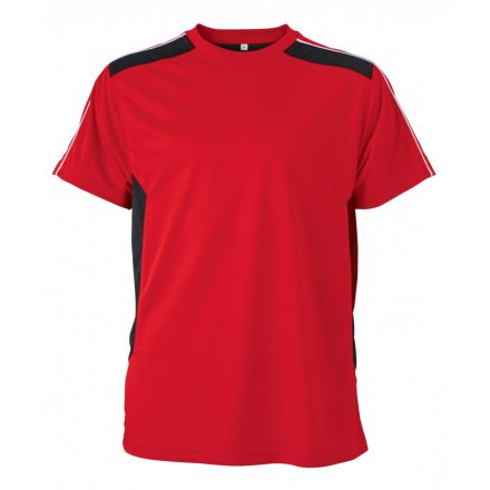 James&Nicholson J&N Craftsmen T-Shirt JN827 red/black L