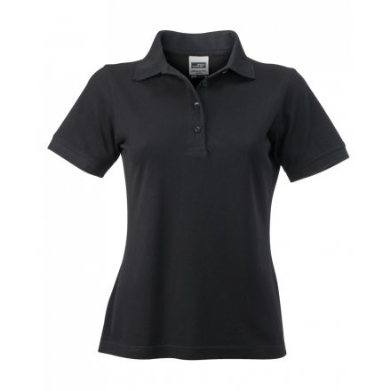 James&Nicholson J&N Ladies' Workwear női galléros póló JN829 black 3XL