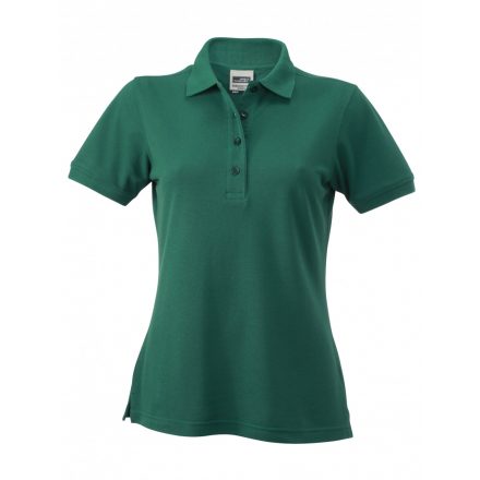 James&Nicholson J&N Ladies' Workwear női galléros póló JN829 dark-green 3XL