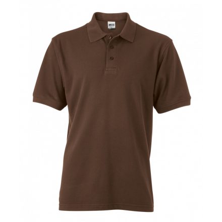 James&Nicholson J&N Men's Workwear galléros póló JN830 brown 3XL