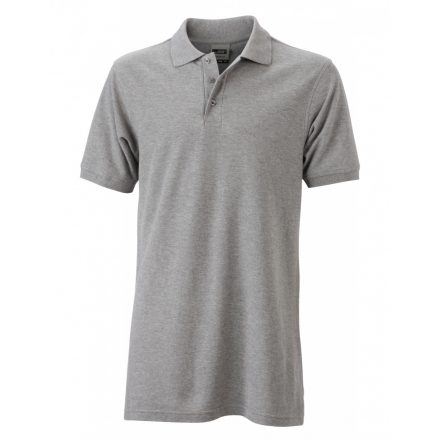 James&Nicholson J&N Men's Workwear galléros póló JN830 grey-heather 5XL