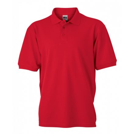 James&Nicholson J&N Men's Workwear galléros póló JN830 red XS